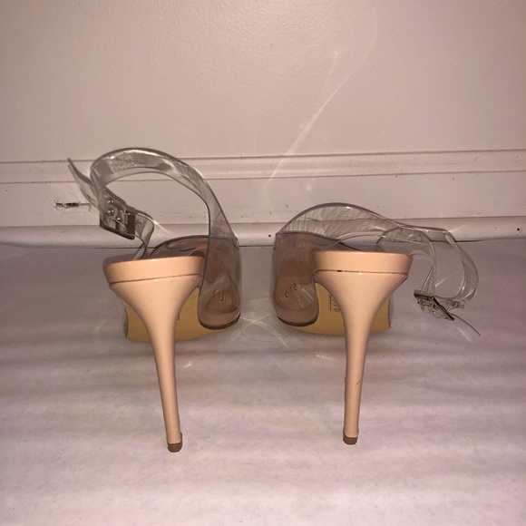 Fashion Nova Clear Heels - Picture 3 of 4